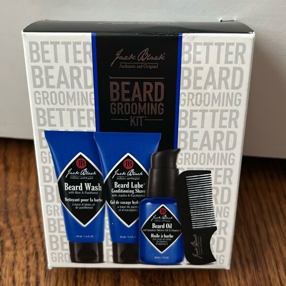 Jack Black Beard Grooming Travel Kit Includes Beard Wash/Beard Lube/Beard Oil - Picture 1 of 3